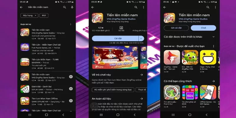 Tiến Lên Miền Nam Miễn Phí - Game Truyền Thống Miền Nam 2 Hướng dẫn cách tải game Tiến Lên Miền Nam miễn phí